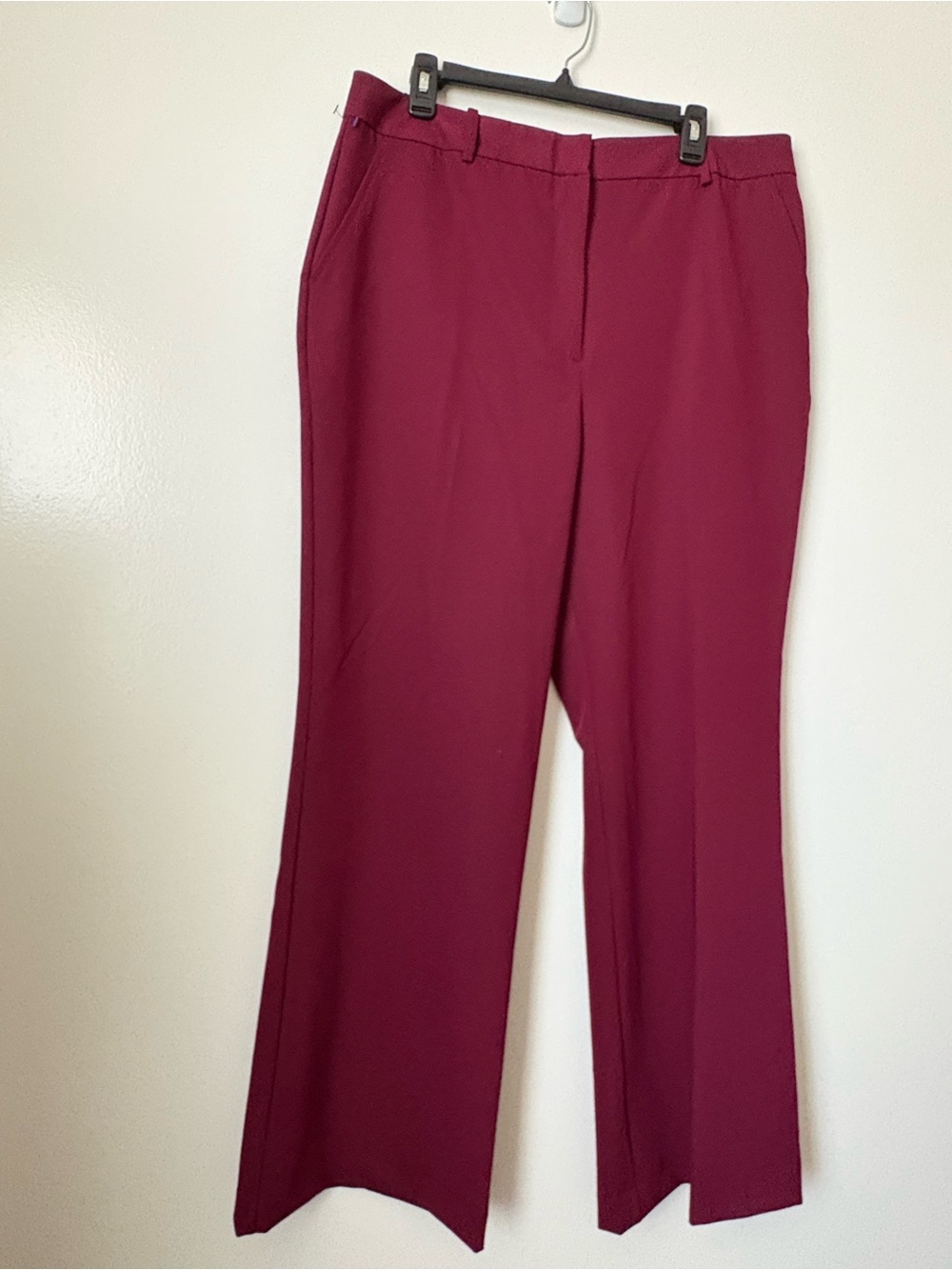 Worthington Wine Wide-Leg Dress Pants